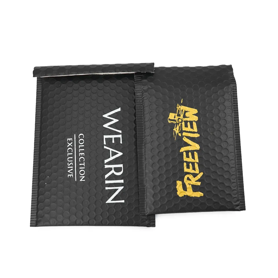 Custom Glossy holographic bubble mailer Poly Mailing Package Bags Bubble Wrap Bag - Image 1